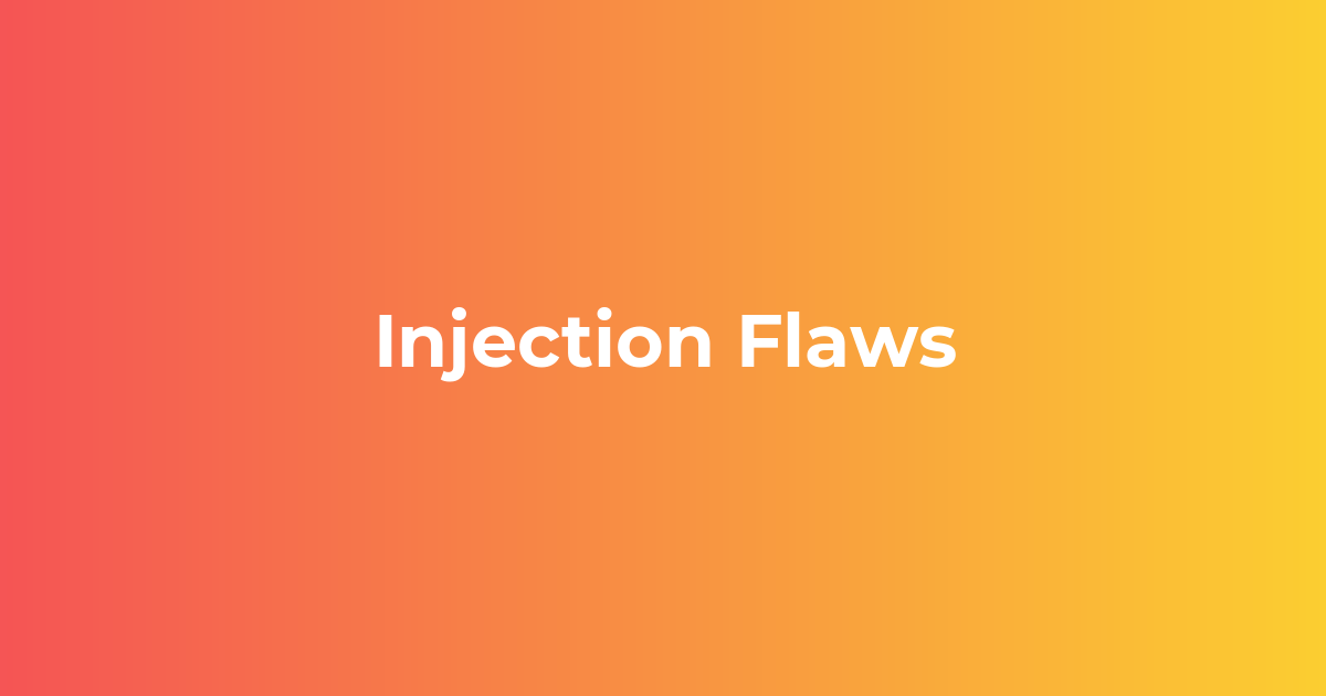 Injection Flaws Cloudkul Cloudkul Injection Flaws vulnerability